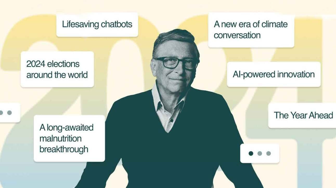 Bill Gates unveils his expectations for AI in 2024