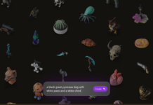 How to create 3D assets from text using Genie